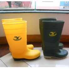 PVC trabajo lluvia hombres calzado botas de seguridad